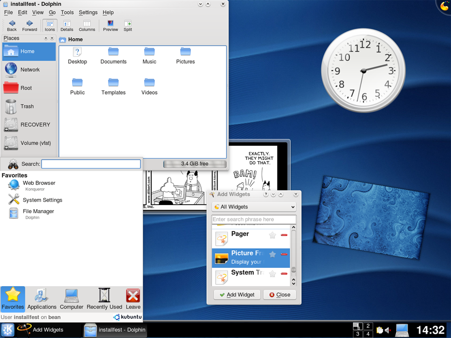 kubuntu KDE desktop